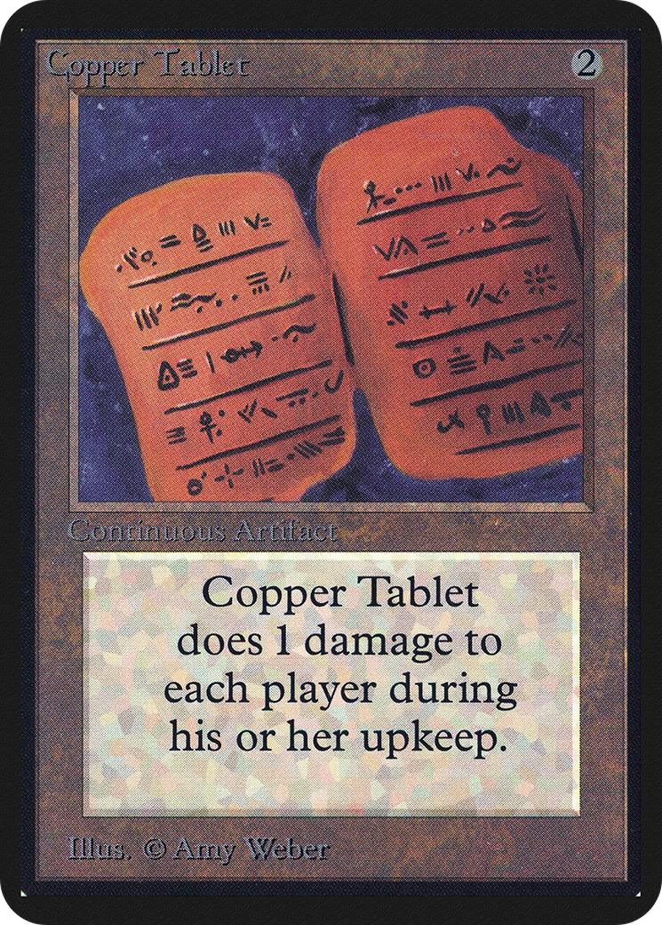 Copper Tablet - Image 1