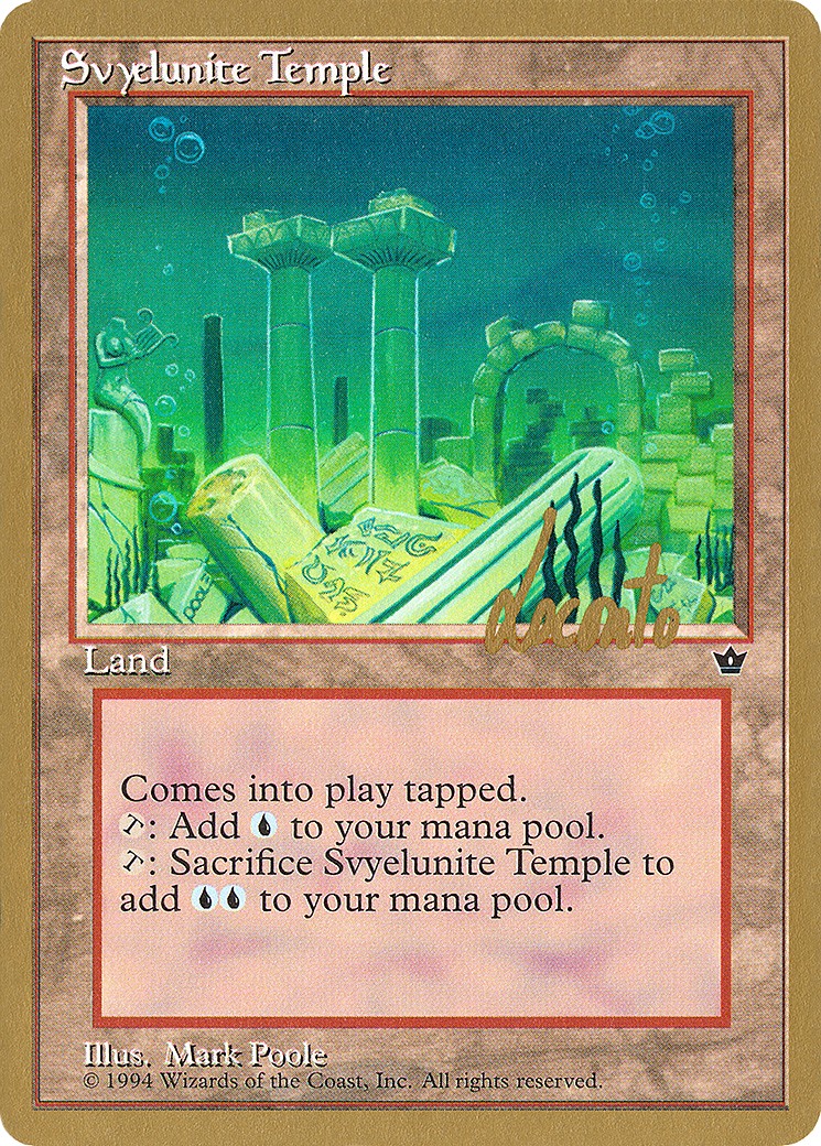 1996 Magic: The Gathering Pro Tour Collector Set 1996 Magic: The Gathering Pro Tour Collector Set #ml102 trading card