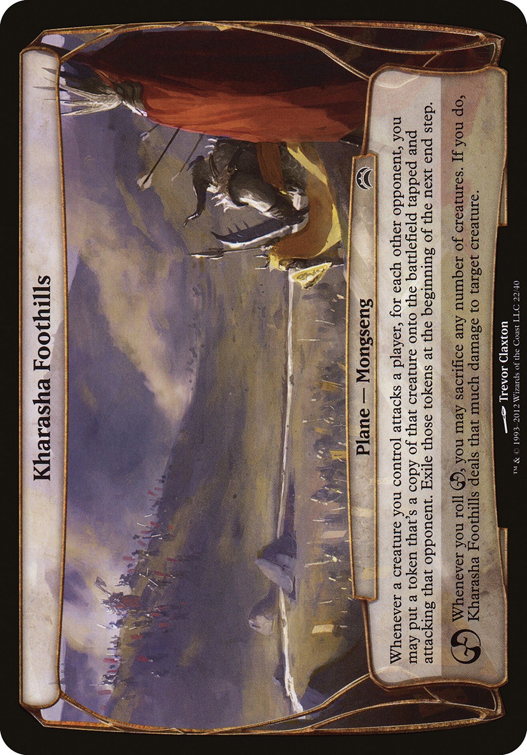2012 Magic: The Gathering Planechase 2012 Planes 2012 Magic: The Gathering Planechase 2012 Planes #22 trading card