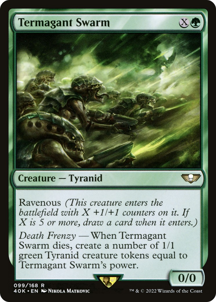 2022 Magic: The Gathering Warhammer 40,000 2022 Magic: The Gathering Warhammer 40,000 #99 trading card
