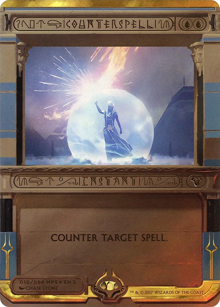 2017 Magic: The Gathering Amonkhet Invocations Counterspell #10 trading card