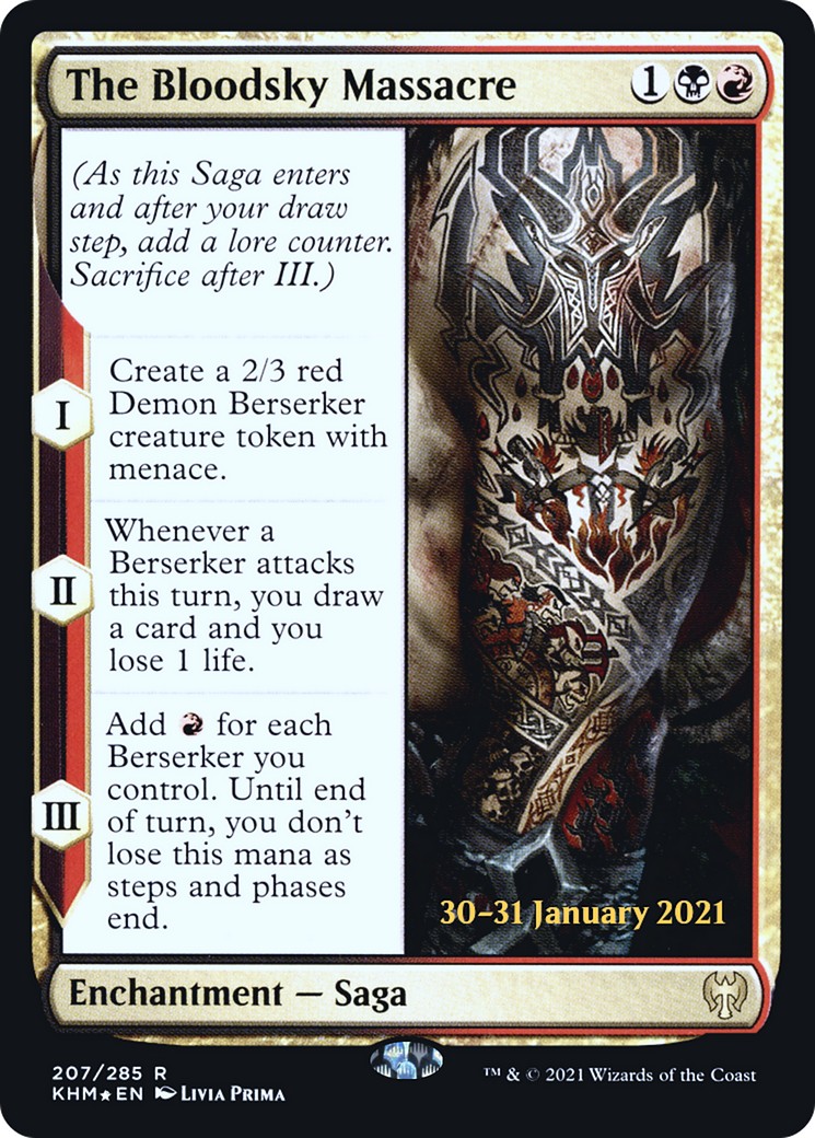 2021 Magic: The Gathering Kaldheim Promos 2021 Magic: The Gathering Kaldheim Promos #207s trading card