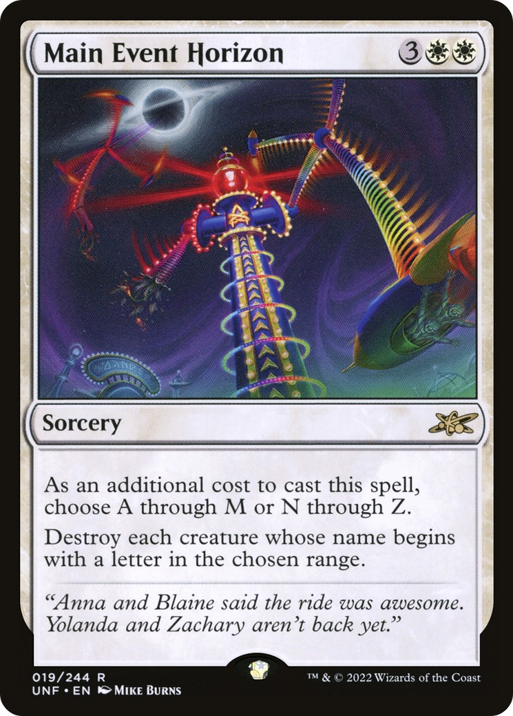 2022 Magic: The Gathering Unfinity 2022 Magic: The Gathering Unfinity #19 trading card