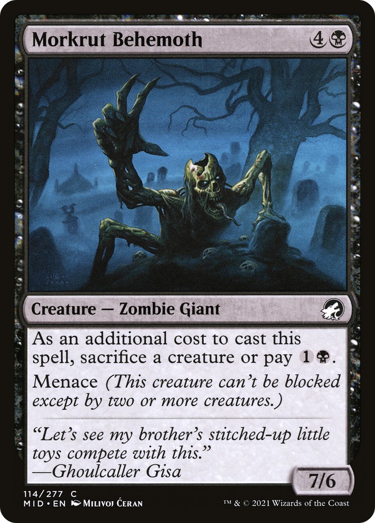 2021 Magic: The Gathering Innistrad: Midnight Hunt 2021 Magic: The Gathering Innistrad: Midnight Hunt #114 trading card