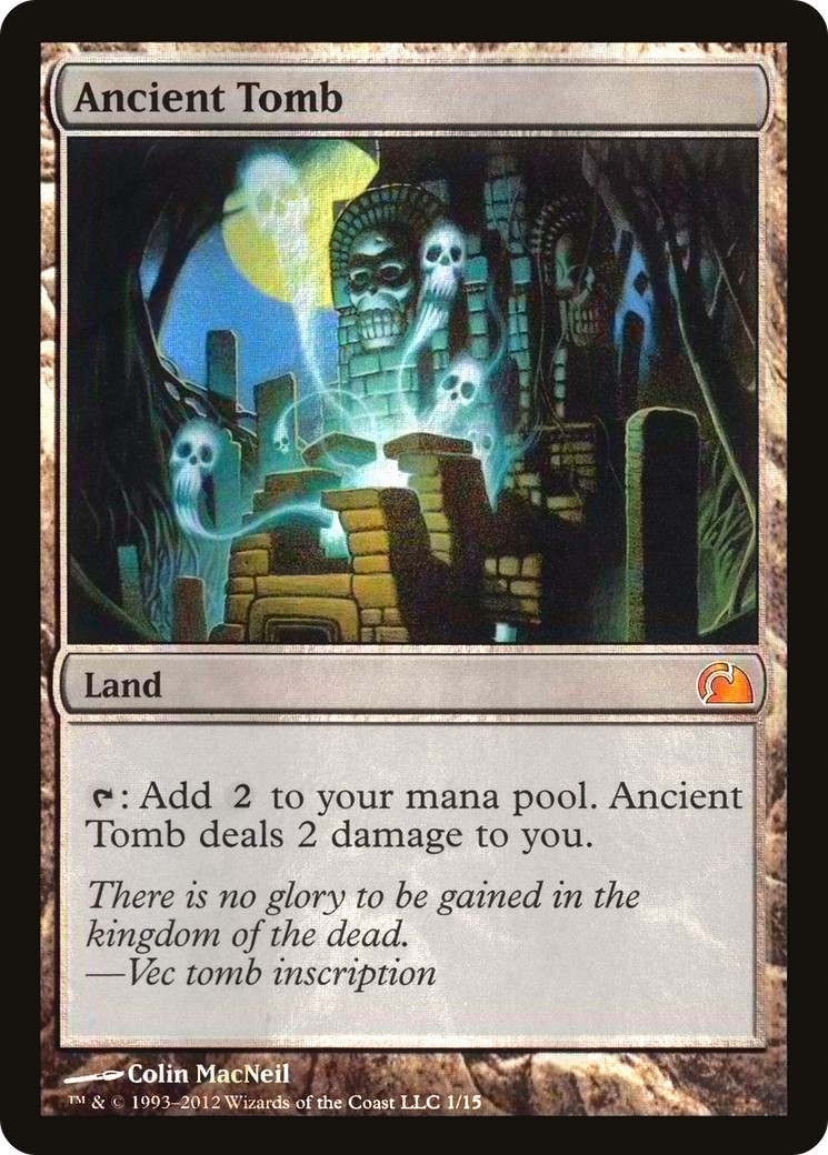 2012 Magic: The Gathering From the Vault: Realms Ancient Tomb #1 trading card