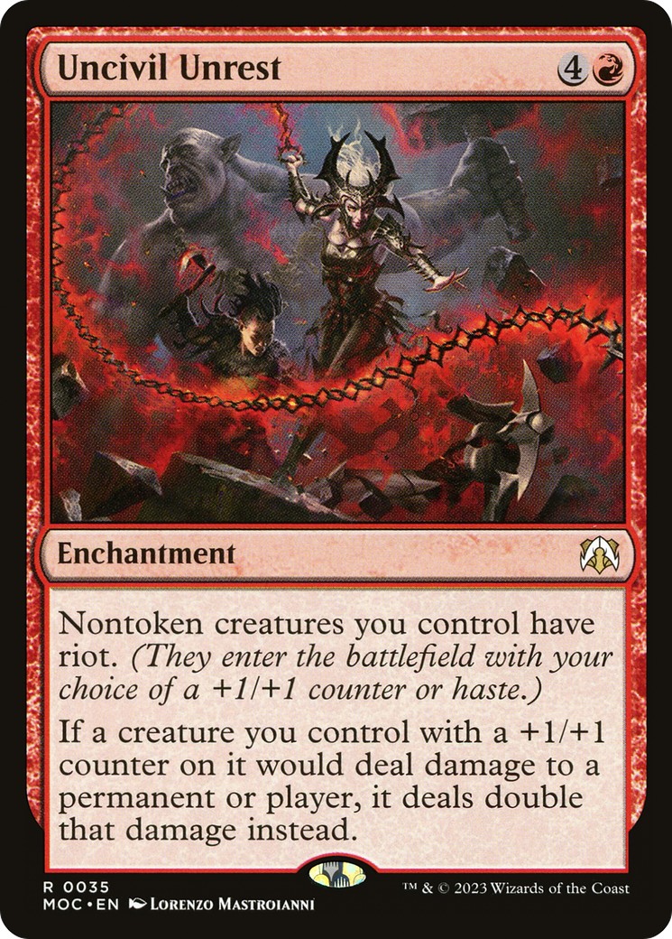 2023 Magic: The Gathering March of the Machine 2023 Magic: The Gathering March of the Machine #35 trading card
