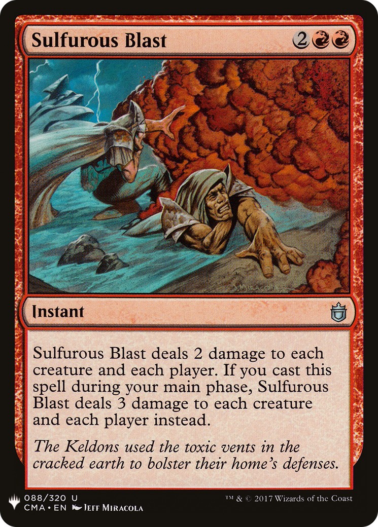 2019 Magic: The Gathering The List 2019 Magic: The Gathering The List #CMA-88 trading card