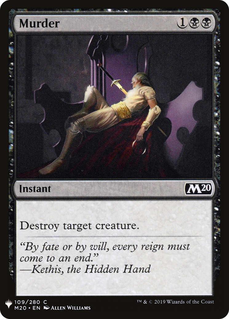 2019 Magic: The Gathering The List 2019 Magic: The Gathering The List #M20-109 trading card