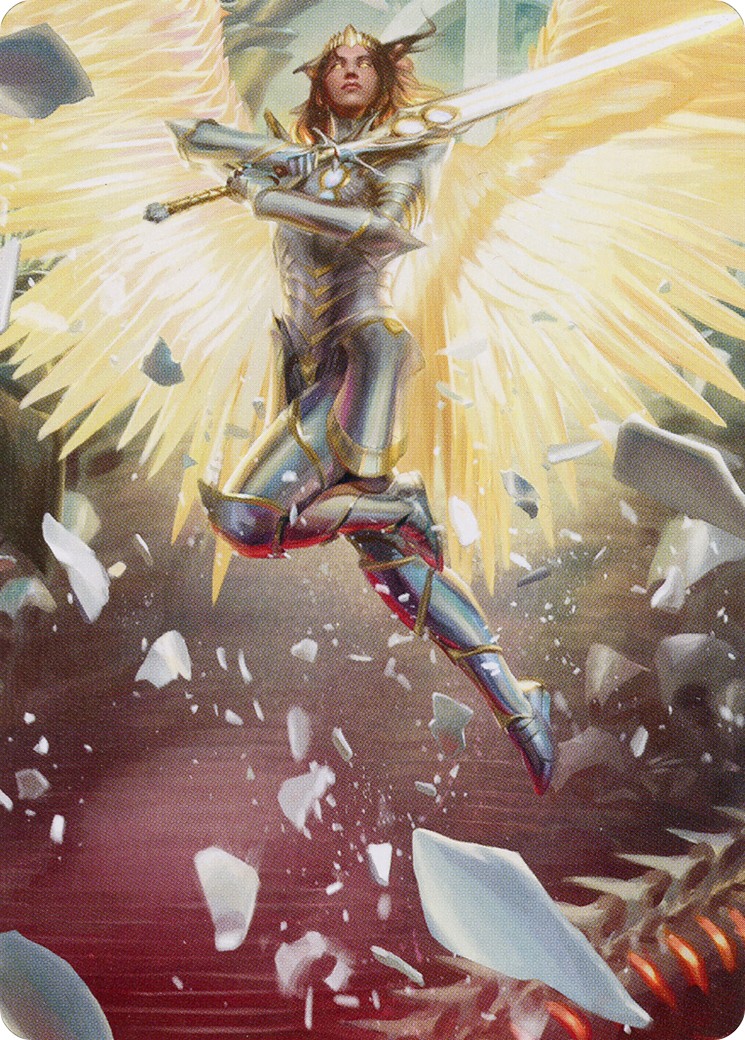 2023 Magic: The Gathering March of the Machine Art Series Archangel Elspeth // Archangel Elspeth #1 trading card