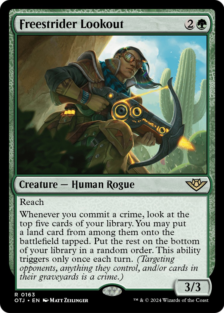 2024 Magic: The Gathering Outlaws of Thunder Junction 2024 Magic: The Gathering Outlaws of Thunder Junction #163 trading card