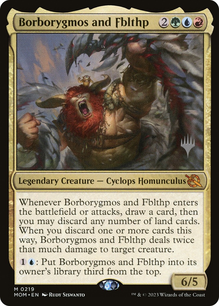 2023 Magic: The Gathering March of the Machine Promos 2023 Magic: The Gathering March of the Machine Promos #219p trading car