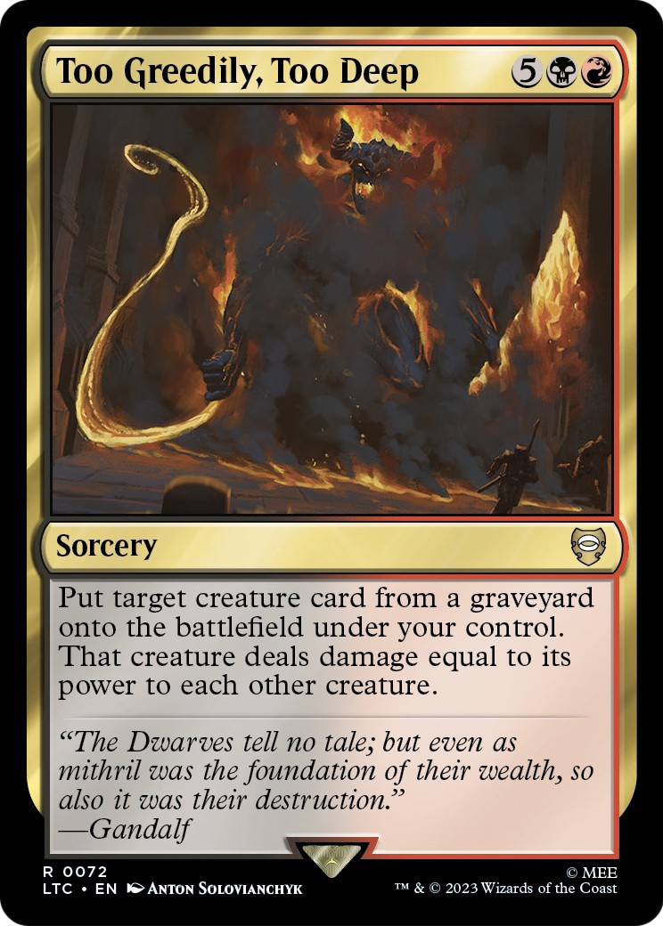 2023 Magic: The Gathering Tales of Middle-earth 2023 Magic: The Gathering Tales of Middle-earth #72 trading card