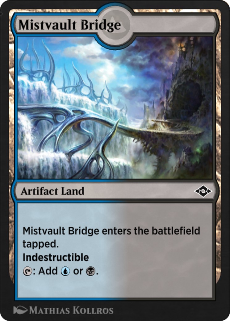 2022 Magic: The Gathering Historic Anthology 6 Mistvault Bridge #14 trading card