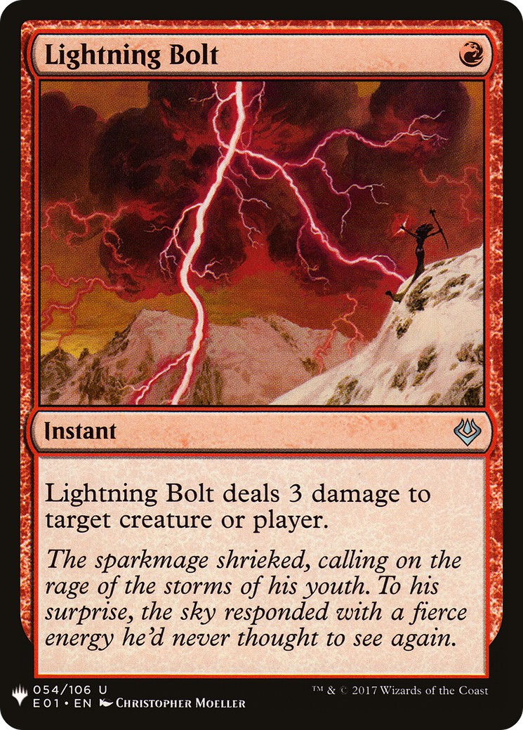 2019 Magic: The Gathering The List 2019 Magic: The Gathering The List #E01-54 trading card