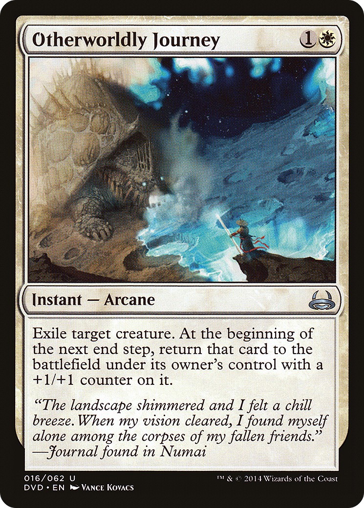 2014 Magic: The Gathering Duel Decks Anthology: Divine vs. Demonic Otherworldly Journey #16 trading card