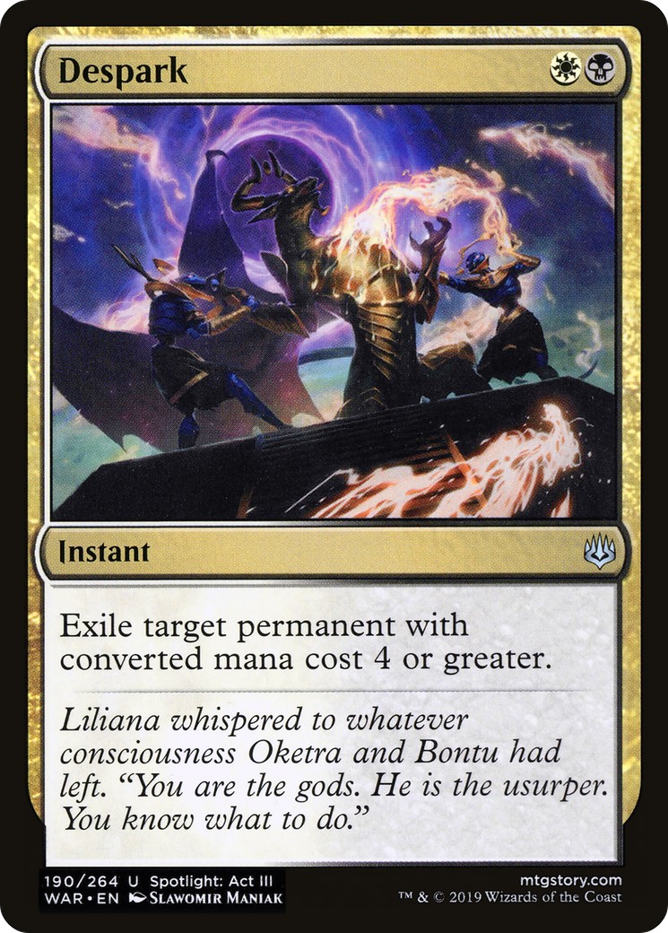 2019 Magic: The Gathering War of the Spark 2019 Magic: The Gathering War of the Spark #190 trading card