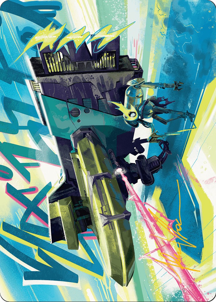 2025 Magic: The Gathering Aetherdrift Art Series 2025 Magic: The Gathering Aetherdrift Art Series #36 trading card