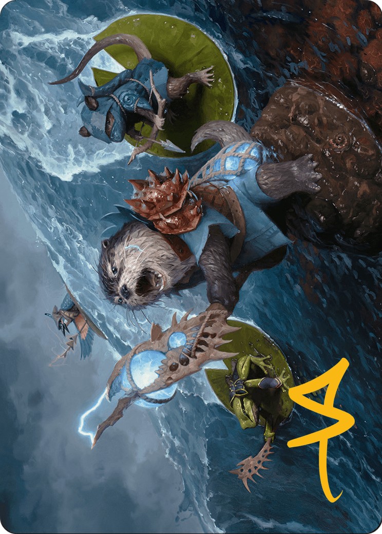 2024 Magic: The Gathering Bloomburrow Art Series Valley Floodcaller // Valley Floodcaller #13 trading card