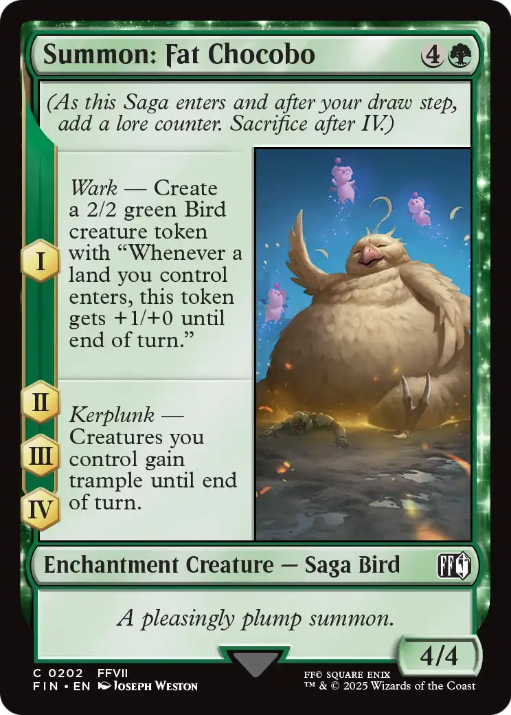 Summon: Fat Chocobo - Image 1