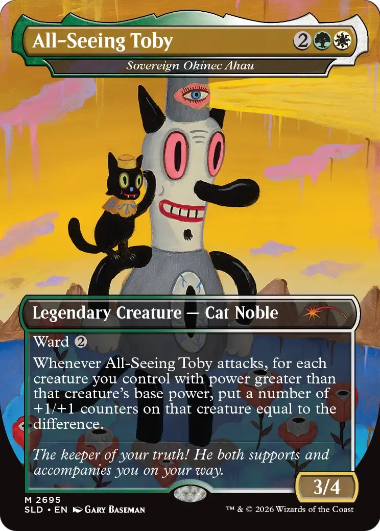 2026 Magic: The Gathering Secret Lair Drop 2026 Magic: The Gathering Secret Lair Drop #2695 trading card