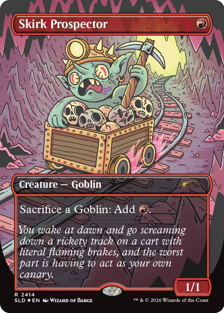 2026 Magic: The Gathering Secret Lair Drop 2026 Magic: The Gathering Secret Lair Drop #2414 trading card
