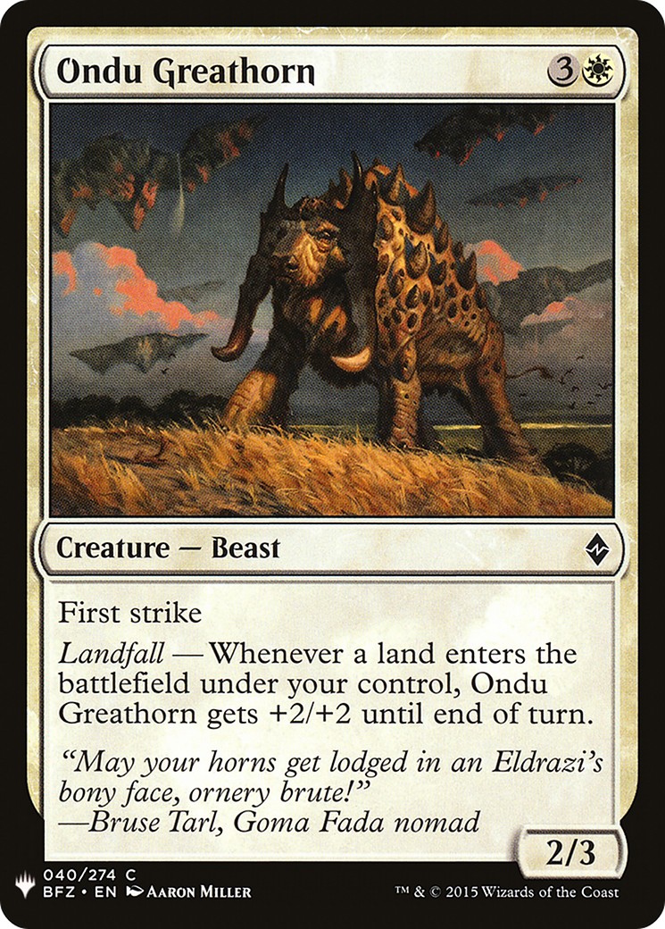 2019 Magic: The Gathering The List 2019 Magic: The Gathering The List #BFZ-40 trading card