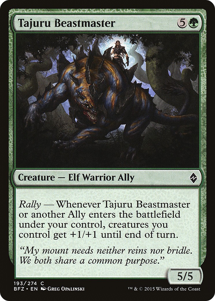 2015 Magic: The Gathering Battle for Zendikar 2015 Magic: The Gathering Battle for Zendikar #193 trading card