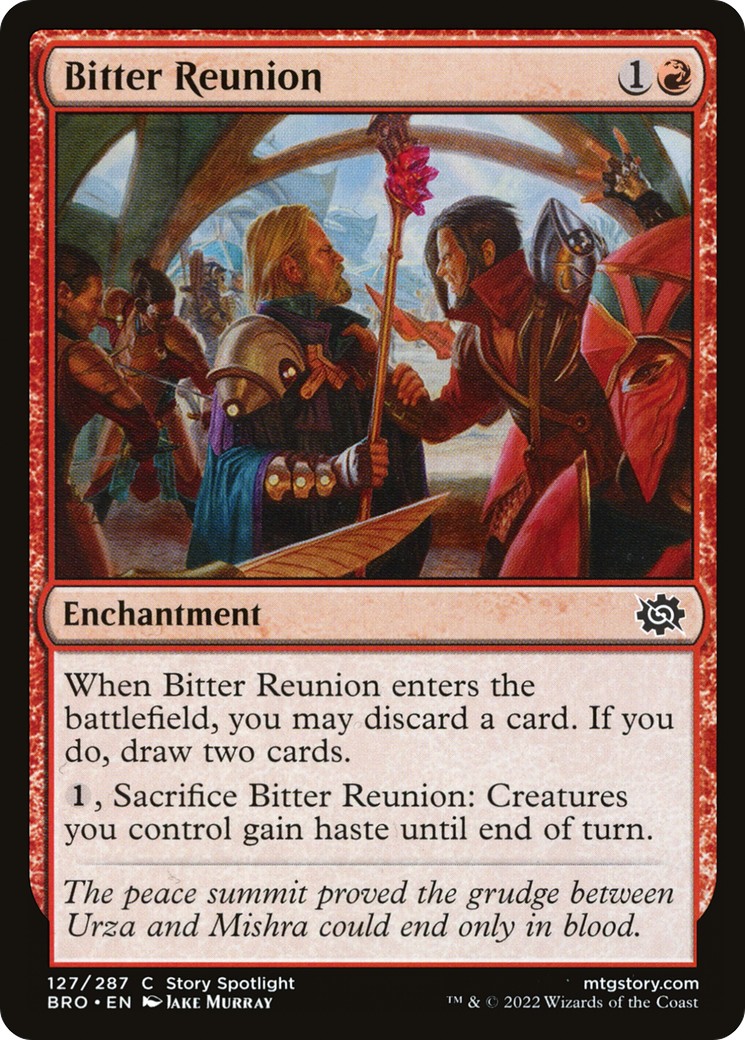 2022 Magic: The Gathering The Brothers' War 2022 Magic: The Gathering The Brothers' War #127 trading card