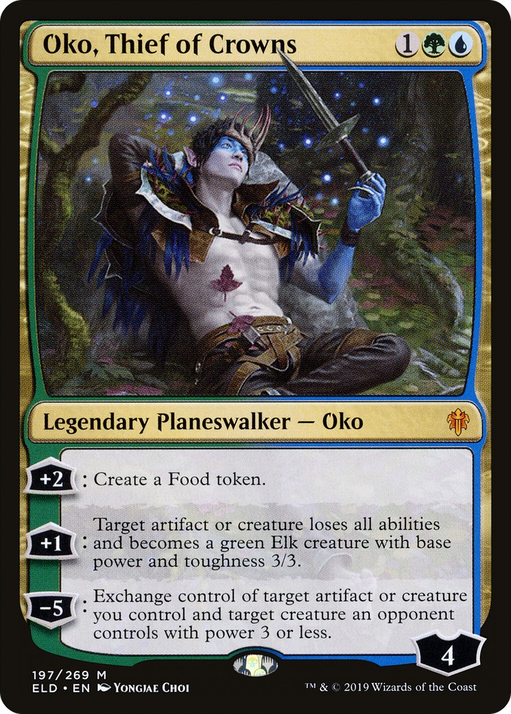 2019 Magic: The Gathering Throne of Eldraine 2019 Magic: The Gathering Throne of Eldraine #197 trading card