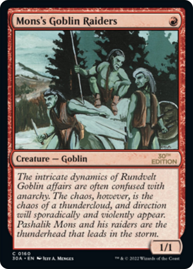 2022 Magic: The Gathering 30th Anniversary Edition 2022 Magic: The Gathering 30th Anniversary Edition #160 trading card