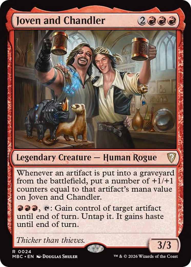 2026 Magic: The Gathering Mystery Booster: Commander Edition Joven and Chandler #24 trading card
