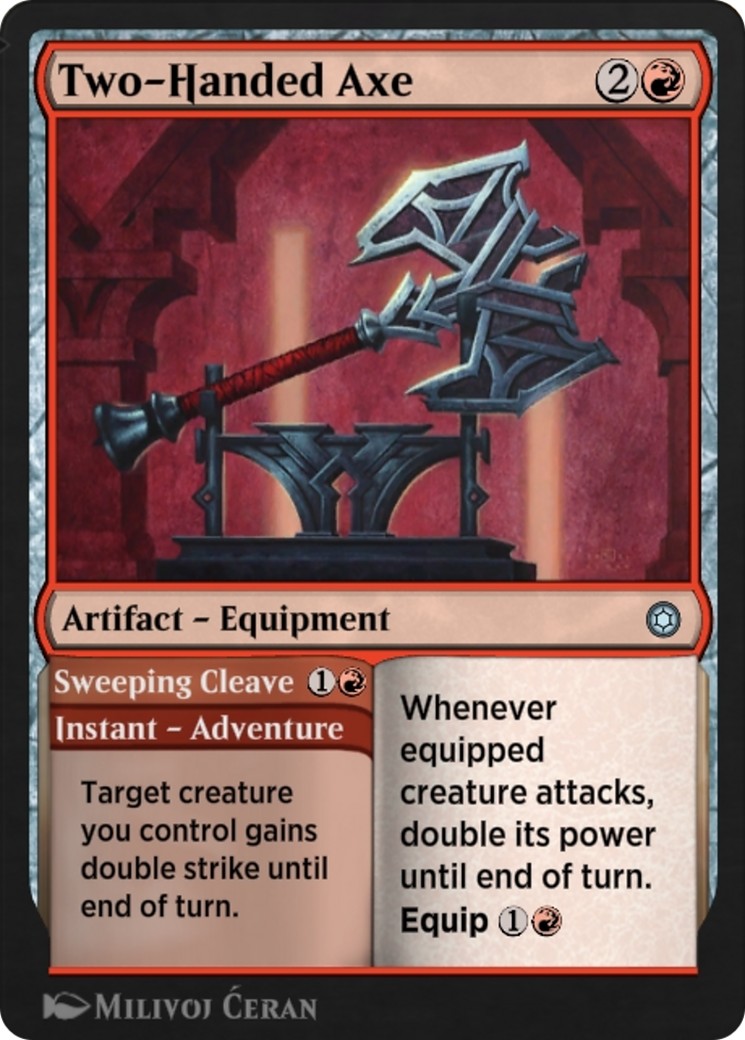 Two-Handed Axe // Sweeping Cleave - Image 1