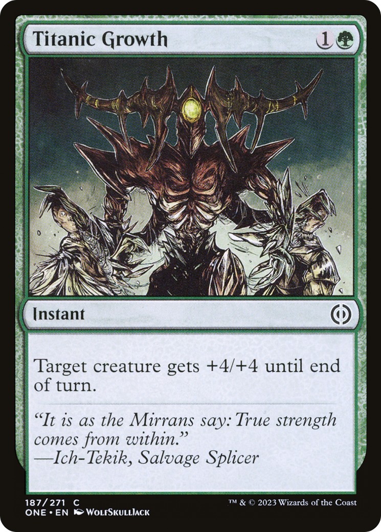 2023 Magic: The Gathering Phyrexia: All Will Be One 2023 Magic: The Gathering Phyrexia: All Will Be One #187 trading card