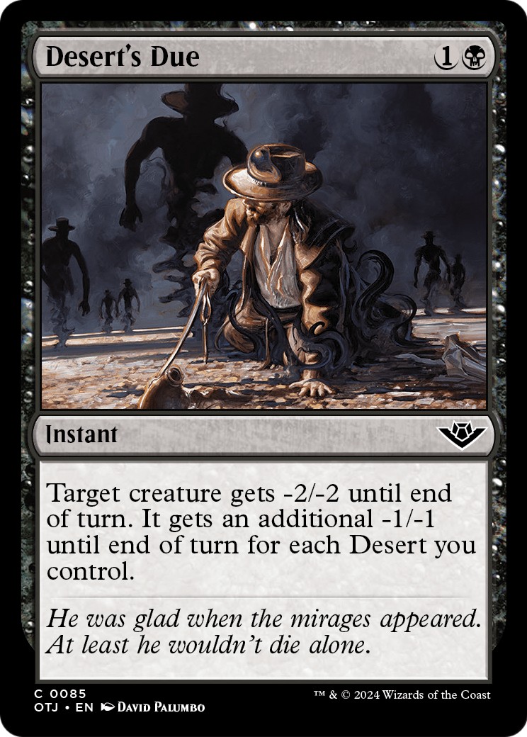 Desert's Due - Image 1