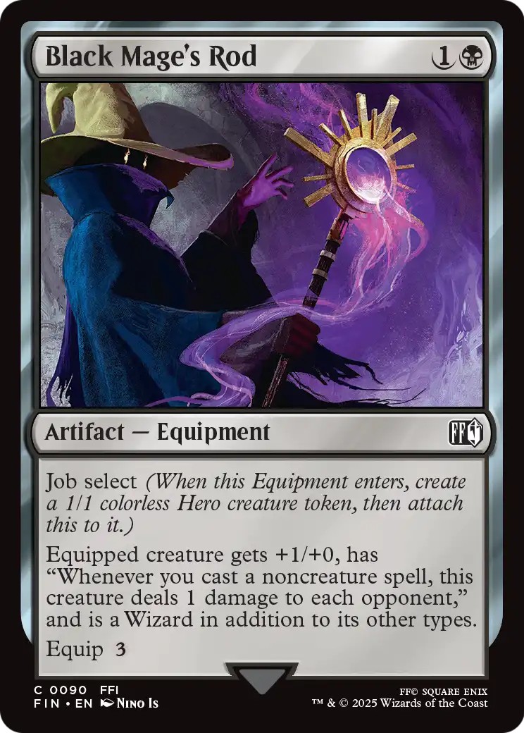 Black Mage's Rod - Image 1