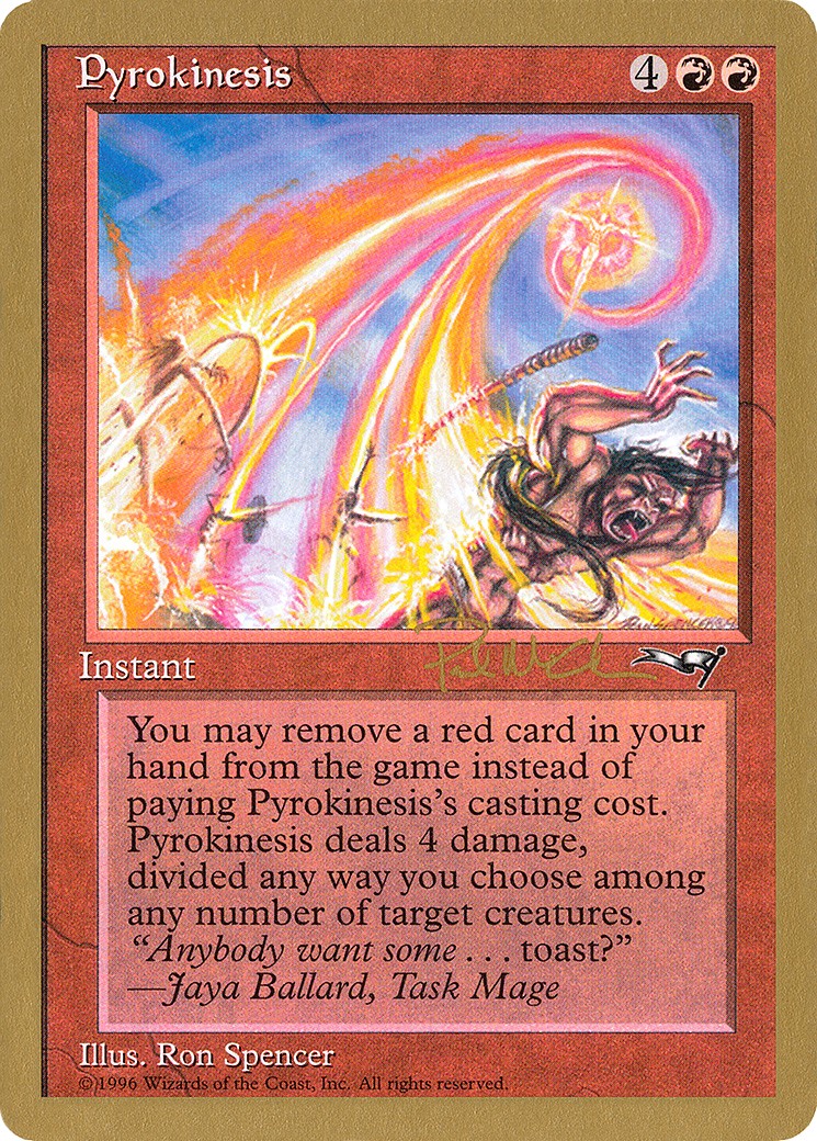 1997 Magic: The Gathering World Championship Decks 1997 Magic: The Gathering World Championship Decks #pm78 trading card