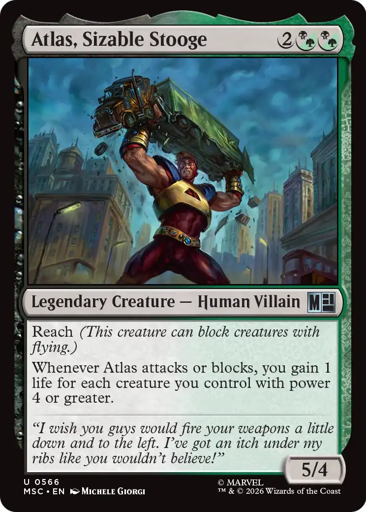 Atlas, Sizable Stooge - Image 1