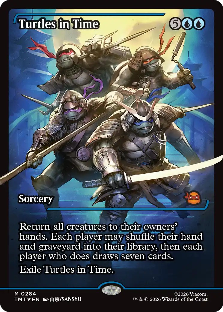 2026 Magic: The Gathering Teenage Mutant Ninja Turtles 2026 Magic: The Gathering Teenage Mutant Ninja Turtles #284 trading ca