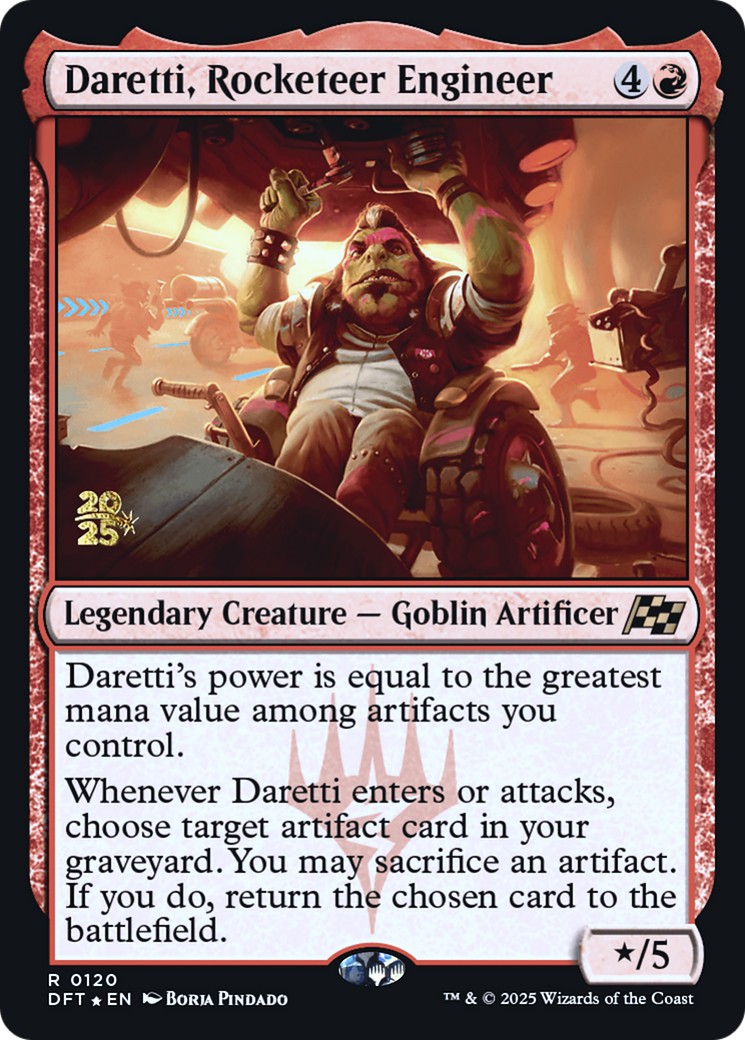 2025 Magic: The Gathering Aetherdrift Promos 2025 Magic: The Gathering Aetherdrift Promos #120s trading card