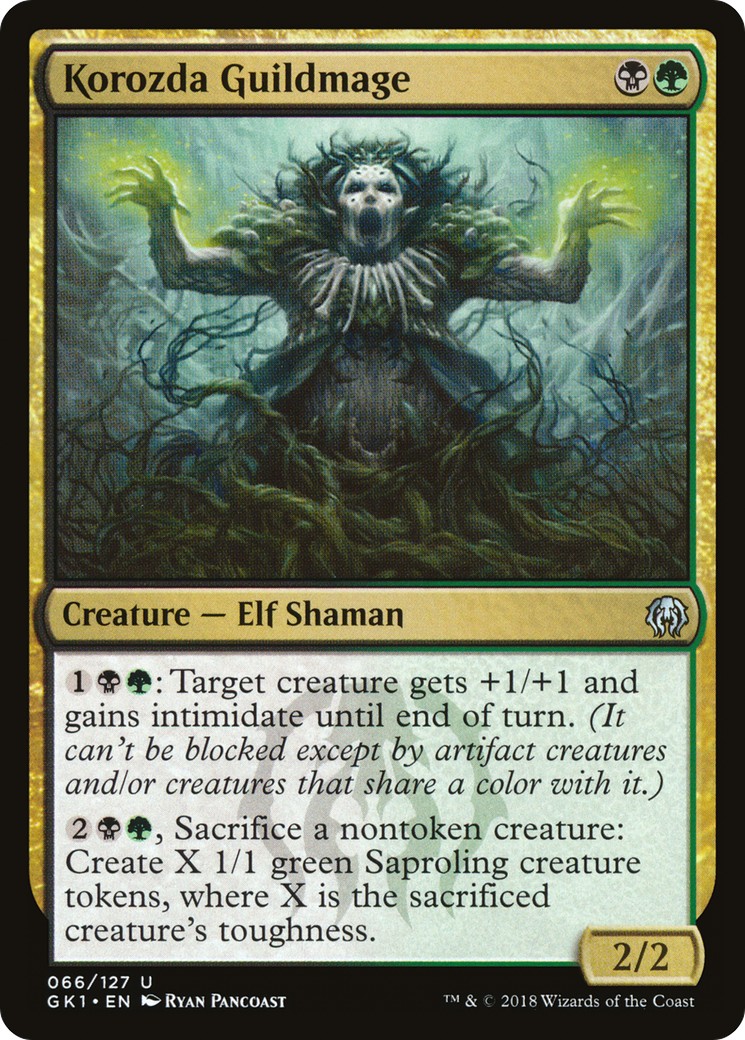 2018 Magic: The Gathering GRN Guild Kit 2018 Magic: The Gathering GRN Guild Kit #66 trading card