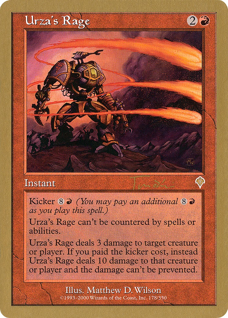 2001 Magic: The Gathering World Championship Decks 2001 Magic: The Gathering World Championship Decks #jt178 trading card
