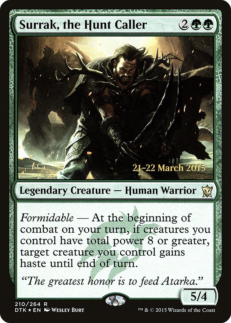 2015 Magic: The Gathering Dragons of Tarkir Promos 2015 Magic: The Gathering Dragons of Tarkir Promos #210s trading card