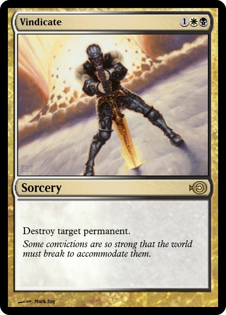2010 Magic: The Gathering Magic Online Promos Vindicate #31391 trading card
