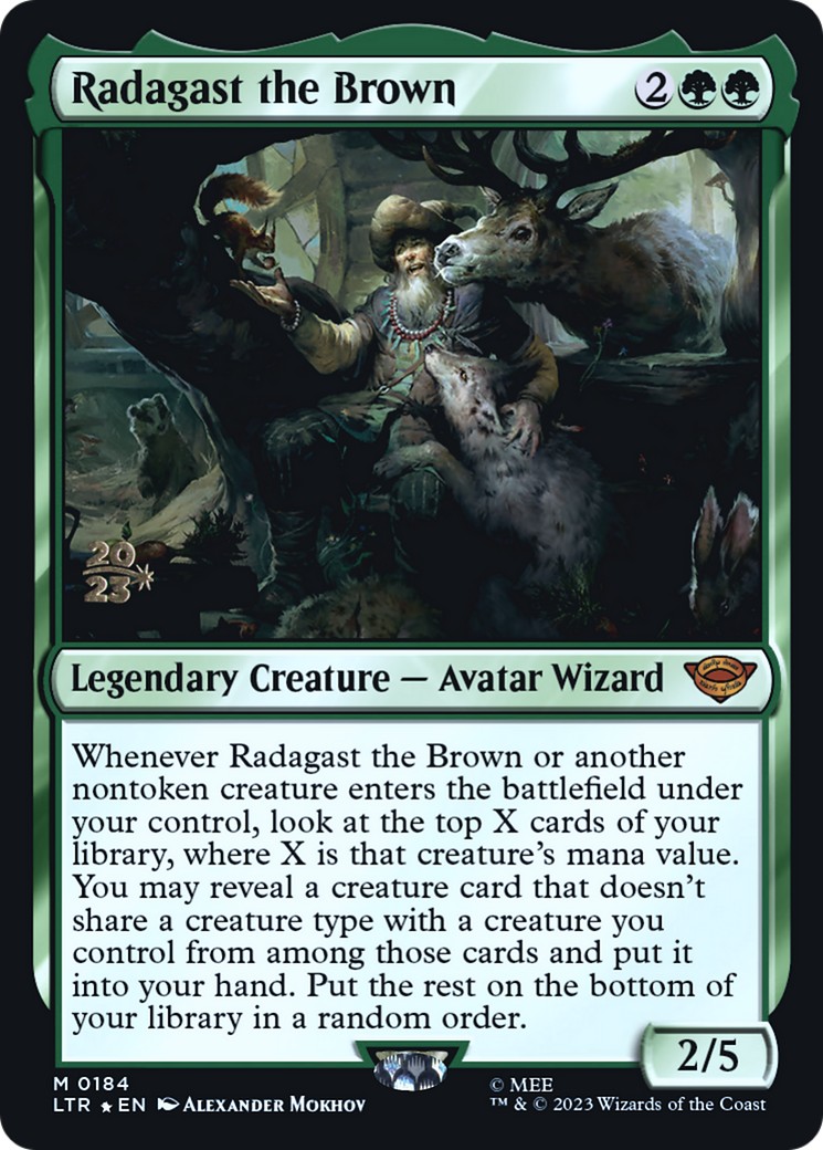 2023 Magic: The Gathering Tales of Middle-earth Promos 2023 Magic: The Gathering Tales of Middle-earth Promos #184s trading c