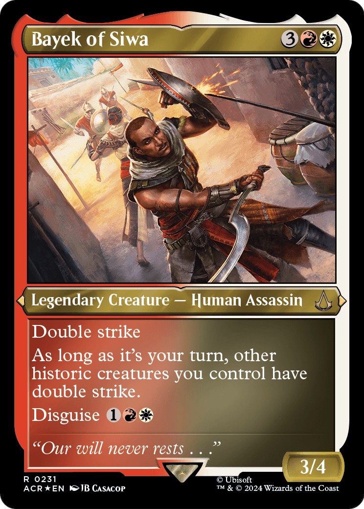 2024 Magic: The Gathering Assassin's Creed 2024 Magic: The Gathering Assassin's Creed #231 trading card