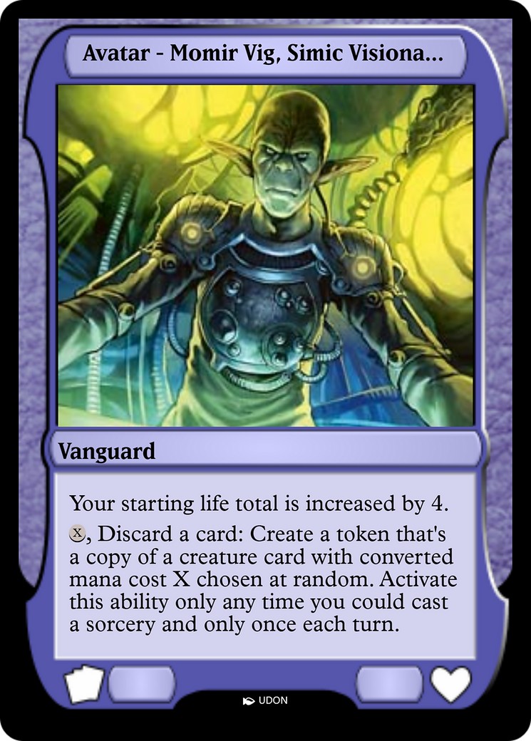 Momir Vig, Simic Visionary Avatar - Image 1