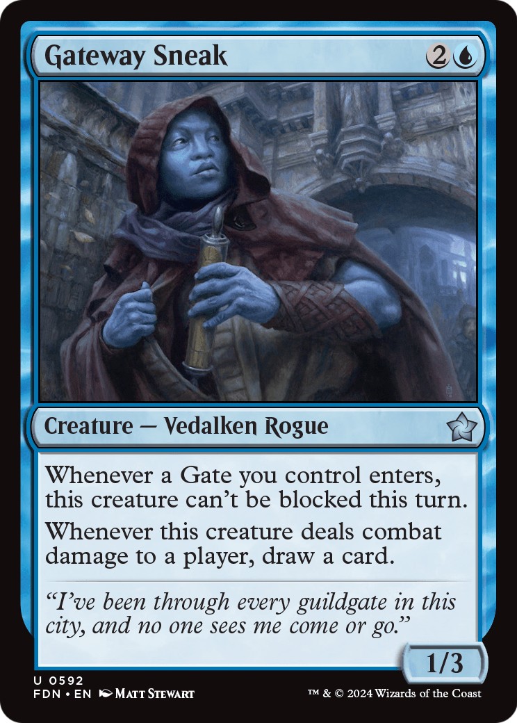 2024 Magic: The Gathering Foundations 2024 Magic: The Gathering Foundations #592 trading card