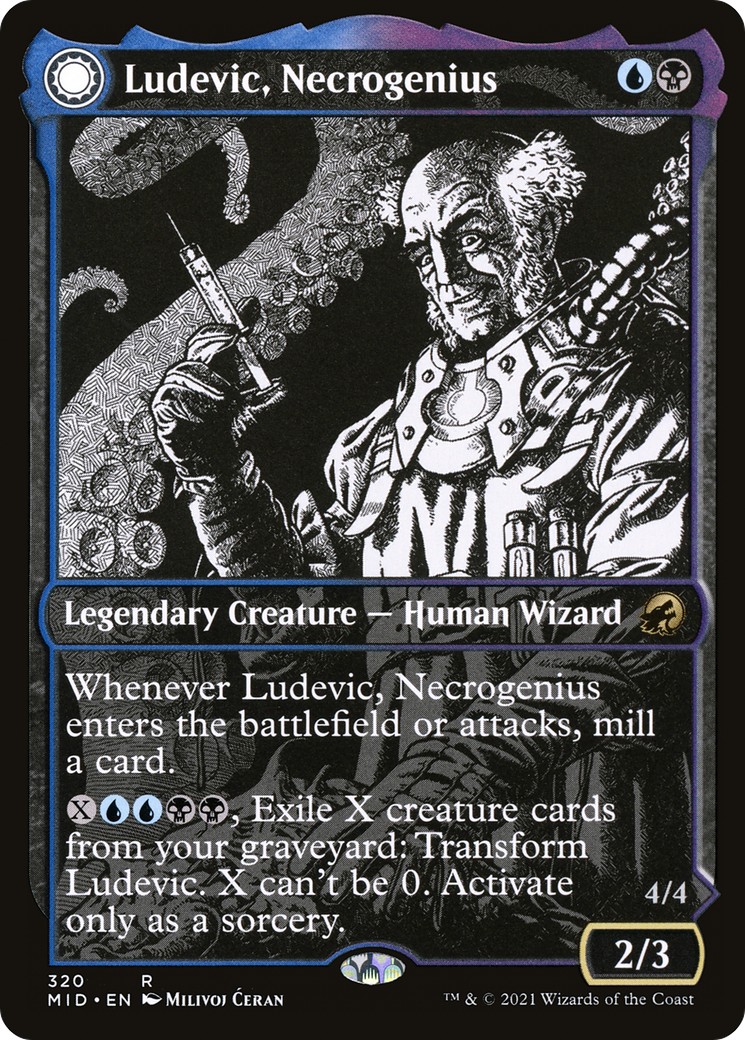 Ludevic, Necrogenius // Olag, Ludevic's Hubris - Image 1