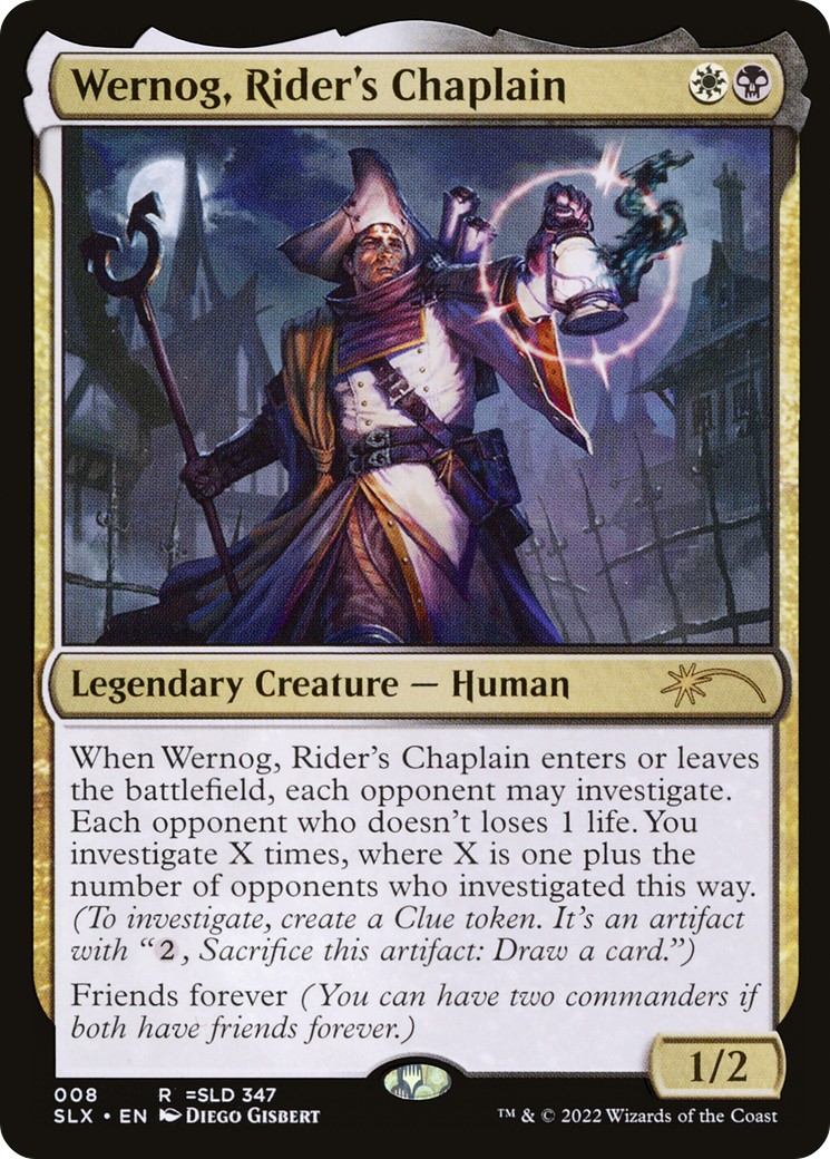 2022 Magic: The Gathering Universes Within Wernog, Rider's Chaplain #8 trading card