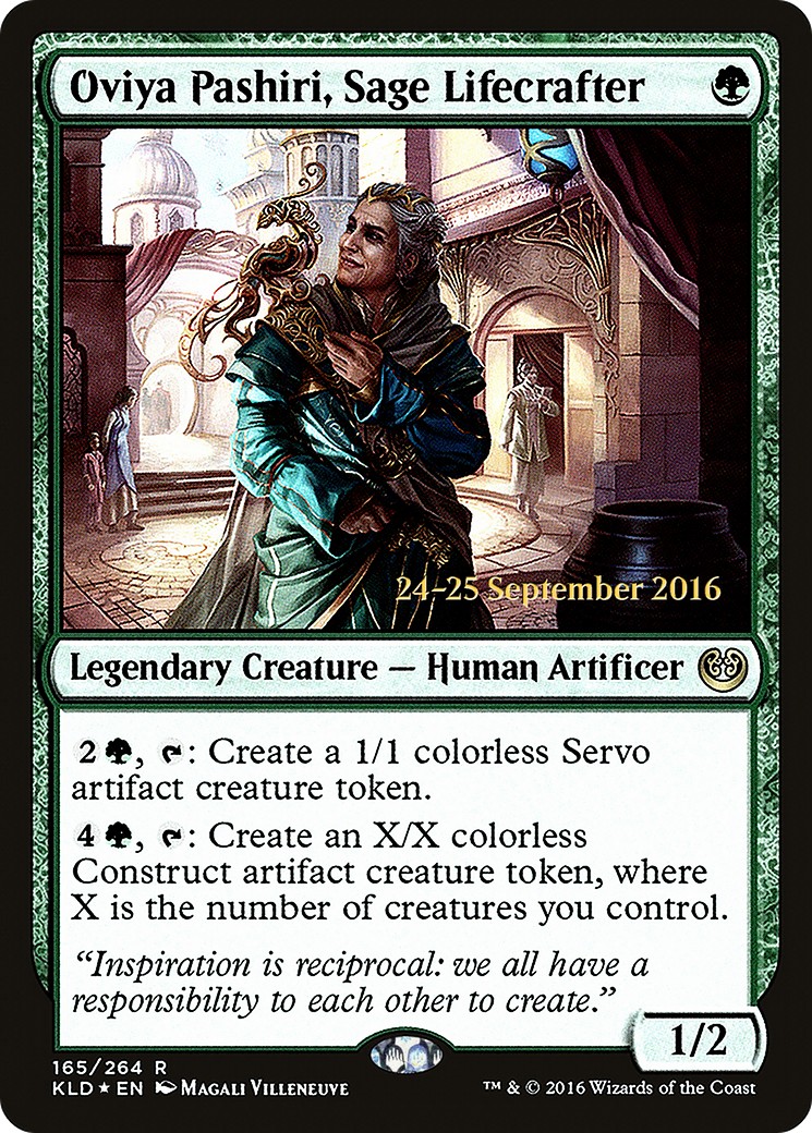 2016 Magic: The Gathering Kaladesh Promos 2016 Magic: The Gathering Kaladesh Promos #165s trading card